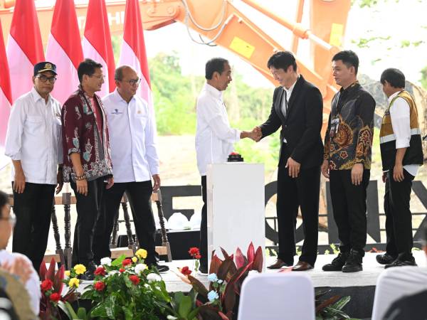 Jokowi Lakukan Groundbreaking Delonix Nusantara, Bukti Kepercayaan Investor Global