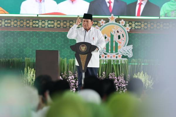 Presiden Prabowo Buka Kongres XVIII Muslimat NU di Surabaya