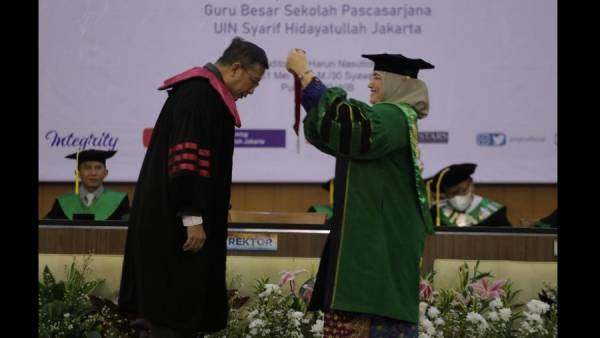 Terima Dr (H.C) dari UIN Jakarta, LHS Jelaskan Kesalahpahaman terhadap Moderasi Beragama